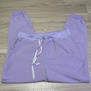 Lilac Figs XL High-Waisted Zamora Jogger Scrub Pant